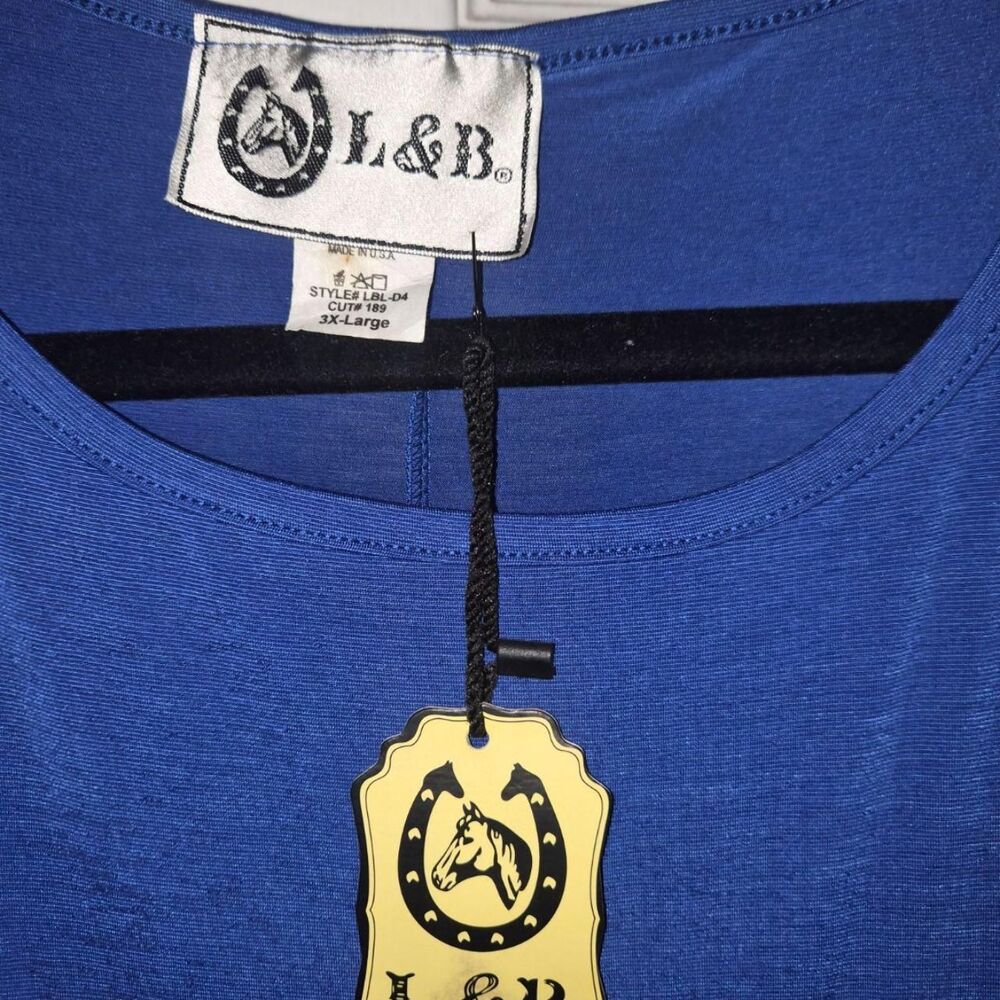 L&B Women's Blue Casual-dresses - Picture 3 of 3